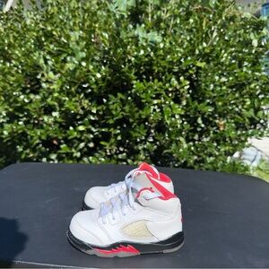 Jordan 5 Retro “Fire Red” Kids Size 6C